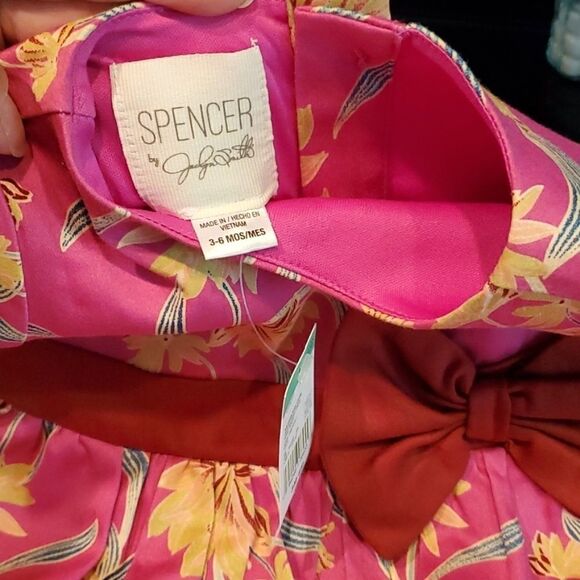 Spencer by Jacqueline Smith Printed Bow Dress - Picture 6 of 7